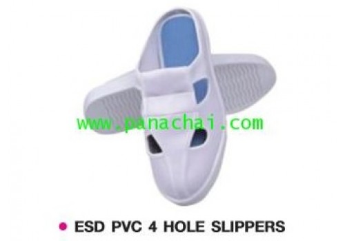 ESD PVC 4 HOLE SLIPPERS